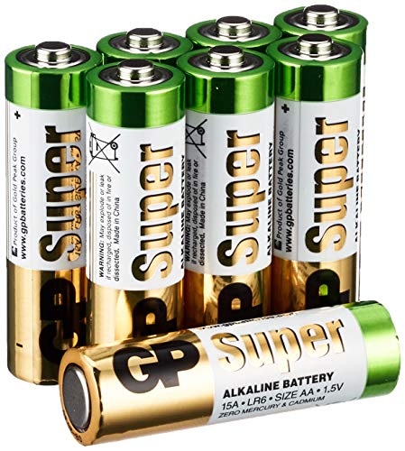 GP Batteries GPPCA15AS017 Pack de 16 Pilas alcalinas AA, LR06 1,5V