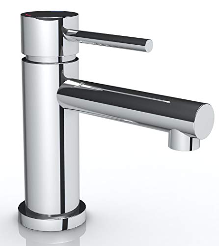 Grifo de lavabo Latón, Cromado.Grifo para baño, Agua Fría y Caliente, Mezclador Monomando para Lavabo,Cartucho 35 mm (normal basin) Grifo de lavabo Latón, Cromado.Grifo para baño, Agua Fría y Caliente, Mezclador Monomando para Lavabo,Cartucho 35 mm (normal basin)