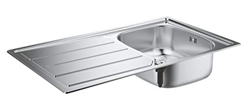 GROHE 31552SD0 - K200 Fregadero de acero inoxidable con escurridor GROHE 31552SD0 - K200 Fregadero de acero inoxidable con escurridor