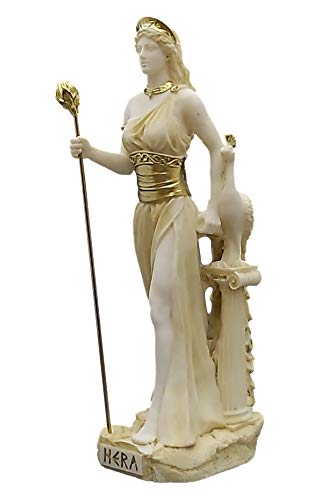 Hera Juno - Figura de escultura de la diosa romana griega de la reina de los dioses Hera Juno - Figura de escultura de la diosa romana griega de la reina de los dioses