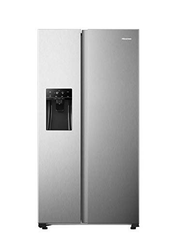 Hisense RS650N4AC2 Side by Side/Total No Frost/Inverter Motor/Hielo y Dispensador de agua/Zona de refrigeración 332 L/Zona de congelación 157 L/178 cm