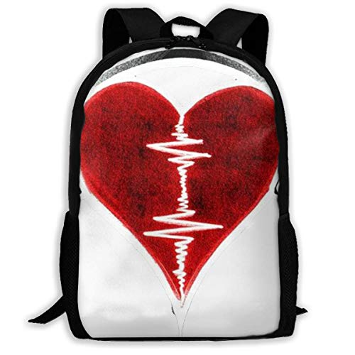 HOJJP ñ mochila escolar von ruedas Travel Backpack Laptop Backpack Large Diaper Bag - Heart Heatset Backpack School Backpack for Women & Men