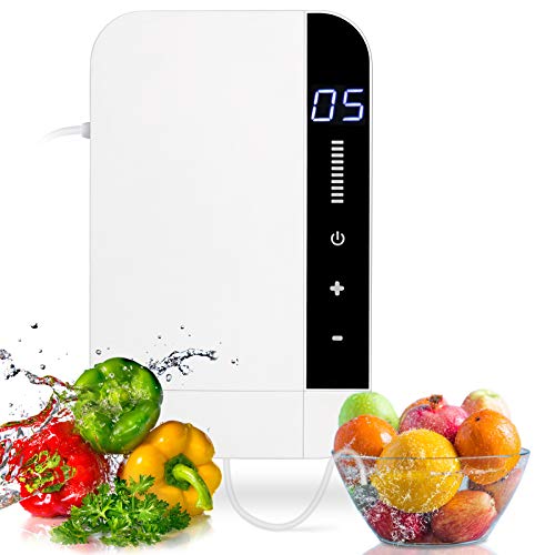 Home Care Wholesale Generador de Ozono Máquina Purificadora para Verduras, Frutas y Carnes, 2021 Maquina Ozono Portátil Multiusoscon Temporizador - 600 mg / h