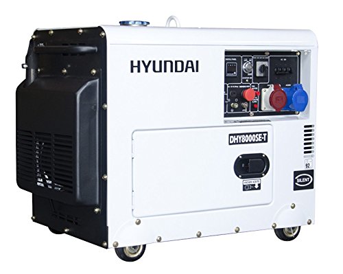 Hyundai, DHY8500SE-T, Generador Diesel Full Power