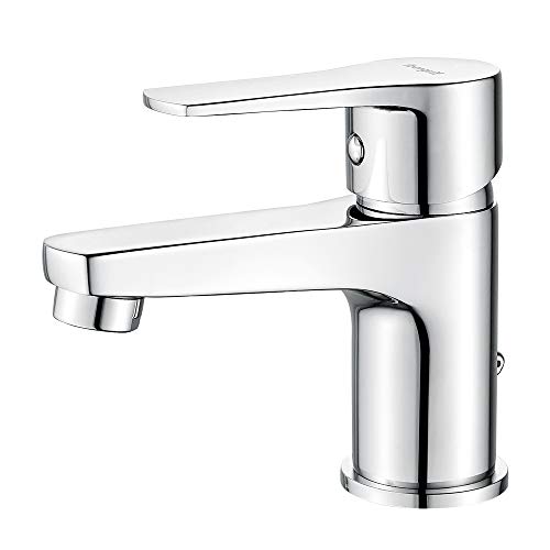 Ibergrif M11057 Star, Grifo Baño, Mezclador Monomando para Lavabo, Cromo