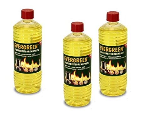 Ignis Evergreen - Combustible para Fondue (Botella de un litro)