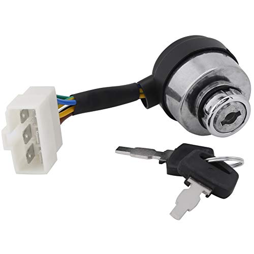 Interruptor de Encendido, Interruptor de Llave de Arranque de Encendido, Interruptor de Llave de Arranque de Encendido de 6 Cables para Generador de 2.5-6.5kw 188f
