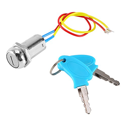 Interruptor de Encendido Universal de 2 Cables con Llaves, Impermeable, Interruptor de Encendido para Patin Electrico, ATV, Scooter Interruptor de Encendido Universal de 2 Cables con Llaves, Impermeable, Interruptor de Encendido para Patin Electrico, ATV, Scooter