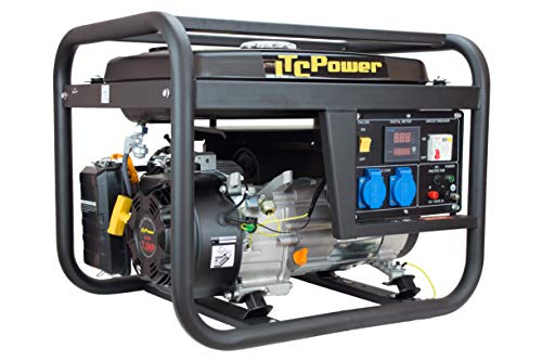 ITCPower IT-GG4100L Generador Gasolina, Negro