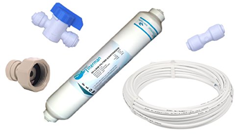 Kit de filtro de agua universal para frigorífico americano (conectores + tubo + filtro)