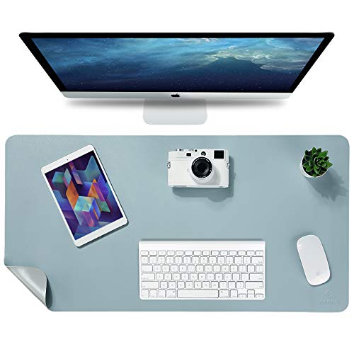 Knodel Alfombrilla de Escritorio, Estera del Escritorio de Oficina, Vade para Escritorio Hecho de Cuero PU, Alfombrilla del Escritorio del Ordenador portátil, Doble Cara (43 x 90cm, Light Blue) Knodel Alfombrilla de Escritorio, Estera del Escritorio de Oficina, Vade para Escritorio Hecho de Cuero PU, Alfombrilla del Escritorio del Ordenador portátil, Doble Cara (43 x 90cm, Light Blue)
