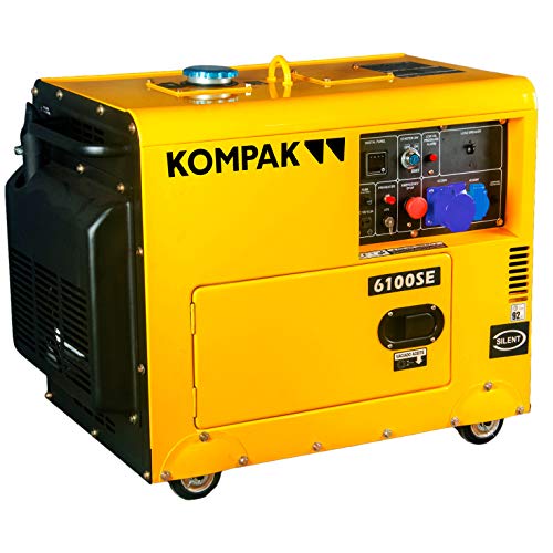 KOMPAK Generador de corriente Diesel 6.9 kVA DK6100SE-3 400 V