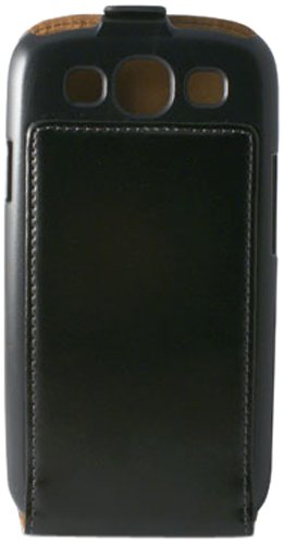 Ksix B8466FU70 - Funda con tapa, de piel para Samsung I9300 Galaxy S III Mini, negro