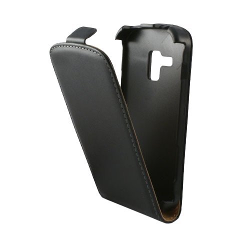 Ksix B8518FU90 - Funda flexible con tapa para Samsung Galaxy Trend S7560, negro