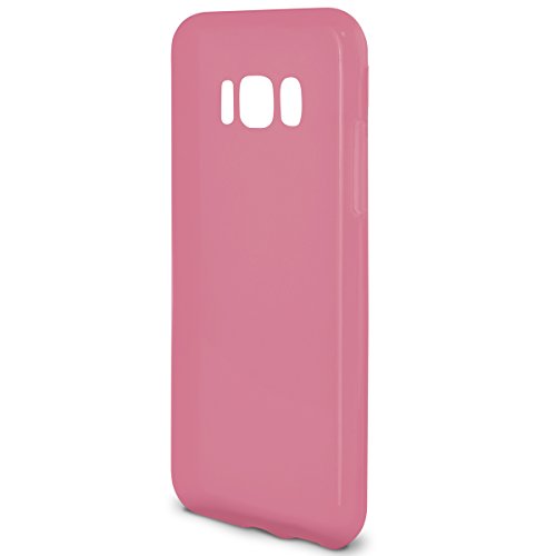 Ksix Flex Sense Aroma - Funda Olor Chicle para Galaxy S8+, Color Rosa