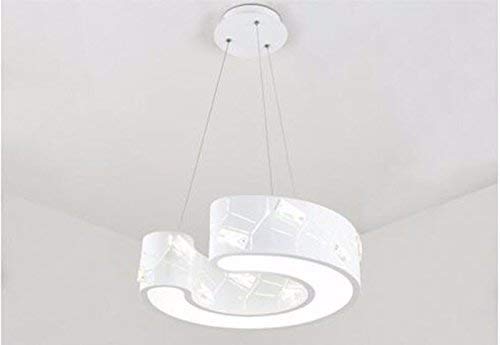Lámpara colgante de luz Vintage Retro Habitación individual Habitación de matrimonio Led 42 * 10Cm 16W Decoración de luz blanca Lámpara colgante de luz Vintage Retro Habitación individual Habitación de matrimonio Led 42 * 10Cm 16W Decoración de luz blanca