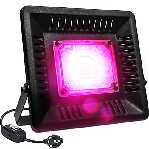 Lámpara de Planta, Relassy COB Lámpara de Planta Full Spectrum Planta Luz 50w con Enchufe de 1,7 m UE, IP67 Lámpara de Cultivo Impermeable para Plantas de Interior, Invernadero, Hidroponía Lámpara de Planta, Relassy COB Lámpara de Planta Full Spectrum Planta Luz 50w con Enchufe de 1,7 m UE, IP67 Lámpara de Cultivo Impermeable para Plantas de Interior, Invernadero, Hidroponía