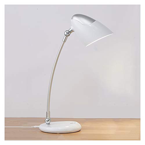 Lámpara Escritorio LED Lámpara de escritorio LED Dimmable 4000k Lámpara de mesa blanca cálida Lámpara de aprendizaje profesional con brillo de 4 niveles ajustable, control táctil Flexo de Escritorio
