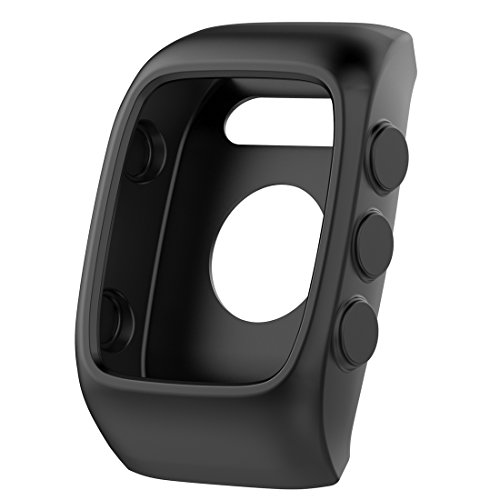 LOKEKE Funda protectora de silicona para Polar M400 M430, funda protectora de silicona suave para Polar M400 M430 Smartmatch, color negro LOKEKE Funda protectora de silicona para Polar M400 M430, funda protectora de silicona suave para Polar M400 M430 Smartmatch, color negro
