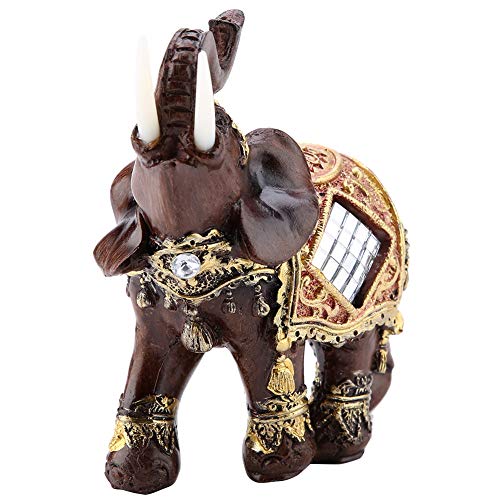 Lucky Feng Shui - Figura de elefante de grano de madera (grano de madera mediano) Lucky Feng Shui - Figura de elefante de grano de madera (grano de madera mediano)