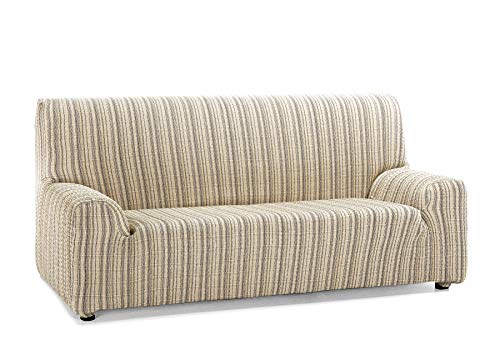 Martina Home Mejico - Funda de sofá elástica, Beige, 3 Plazas, 180 a 240 cm de ancho Martina Home Mejico - Funda de sofá elástica, Beige, 3 Plazas, 180 a 240 cm de ancho