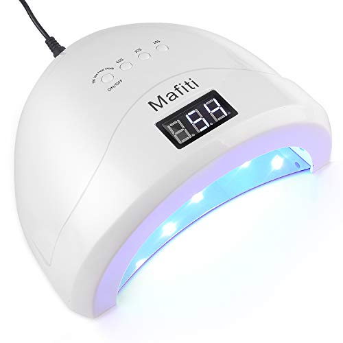 Matifi Lámpara Ultravioleta para secado de uñas. 48W. Tecnología UV LED. Ideal para uñas de gel y todo tipo de manicura. Con 4 modos de temporizador Matifi Lámpara Ultravioleta para secado de uñas. 48W. Tecnología UV LED. Ideal para uñas de gel y todo tipo de manicura. Con 4 modos de temporizador