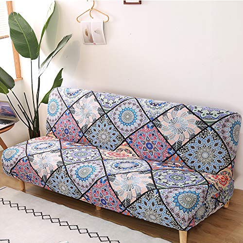 Mingfuxin Funda para Sofá Cama Sin Brazos,Funda De Futón Elastizado De Spandex Protector, 2-3 Plazas Escudo De Sofá De Sofá Plegable Completo Elástico (Impreso #2456) Mingfuxin Funda para Sofá Cama Sin Brazos,Funda De Futón Elastizado De Spandex Protector, 2-3 Plazas Escudo De Sofá De Sofá Plegable Completo Elástico (Impreso #2456)