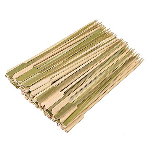 MINGZE 200 Piezas Pinchos de bambú Natural de 18cm para Pinchos de Barbacoa, brochetas, Fruta, Fuentes de Chocolate, Barbacoa al Aire Libre, Fondue, Cocina, Parrilla y brocheta MINGZE 200 Piezas Pinchos de bambú Natural de 18cm para Pinchos de Barbacoa, brochetas, Fruta, Fuentes de Chocolate, Barbacoa al Aire Libre, Fondue, Cocina, Parrilla y brocheta
