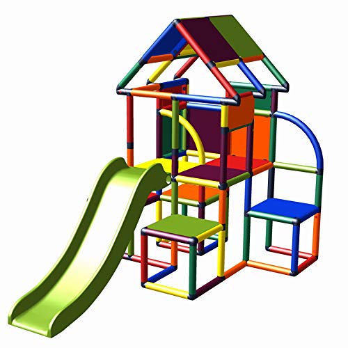 move and stic Lina - Torre de Juegos Grande con tobogán para niños pequeños
