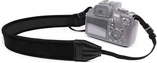 MyGadget Correa para Camara Reflex - Colgador para Cámaras - Camera Strap Compatible con Todos DSLR y Mirrorless como Nikon Canon Olympus Sony Panasonic