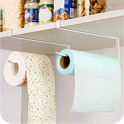 N / A AliCH 2 Piezas Portarrollos de Papel Bajo Armario Rollo Toalla de Papel Dispensador Rack Soporte Sin Taladro Rollo de Papel Titular para Cocina y Baño,Blanco N / A AliCH 2 Piezas Portarrollos de Papel Bajo Armario Rollo Toalla de Papel Dispensador Rack Soporte Sin Taladro Rollo de Papel Titular para Cocina y Baño,Blanco