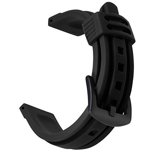 OLLREAR Silicona Correa Reloj Recambios Correa Relojes Caucho Suave - 12 Colors & 4 Sizes - 18mm, 20mm, 22mm, 24mm (22mm, Black) OLLREAR Silicona Correa Reloj Recambios Correa Relojes Caucho Suave - 12 Colors & 4 Sizes - 18mm, 20mm, 22mm, 24mm (22mm, Black)