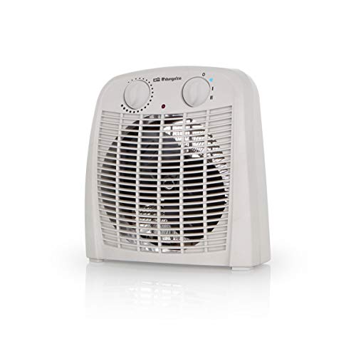 Orbegozo FH 7000 – Calefactor baño con 2 niveles de calor y modo ventilador de aire frío. 2000 W de potencia