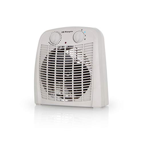 Orbegozo FH 7000 – Calefactor baño con 2 niveles de calor y modo ventilador de aire frío. 2000 W de potencia Orbegozo FH 7000 – Calefactor baño con 2 niveles de calor y modo ventilador de aire frío. 2000 W de potencia