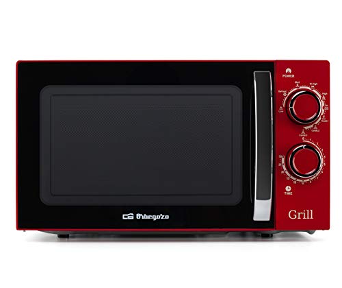 Orbegozo MIG 2045 - Microondas con grill, 20 litros de capacidad, 6 niveles de potencia, temporizador hasta 30 minutos, 700-900 W Orbegozo MIG 2045 - Microondas con grill, 20 litros de capacidad, 6 niveles de potencia, temporizador hasta 30 minutos, 700-900 W