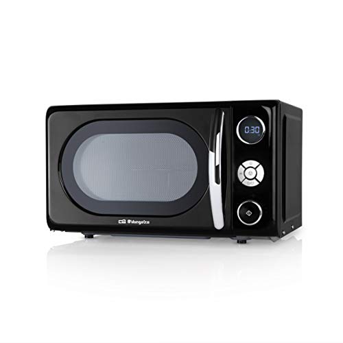 Orbegozo MIG2044 Microondas con grill, 20 litros de capacidad, 10 niveles de potencia, 8 menús automáticos preconfigurados, sistema de cocción multifunción, display digital LED, 700 W, Acero, Negro Orbegozo MIG2044 Microondas con grill, 20 litros de capacidad, 10 niveles de potencia, 8 menús automáticos preconfigurados, sistema de cocción multifunción, display digital LED, 700 W, Acero, Negro