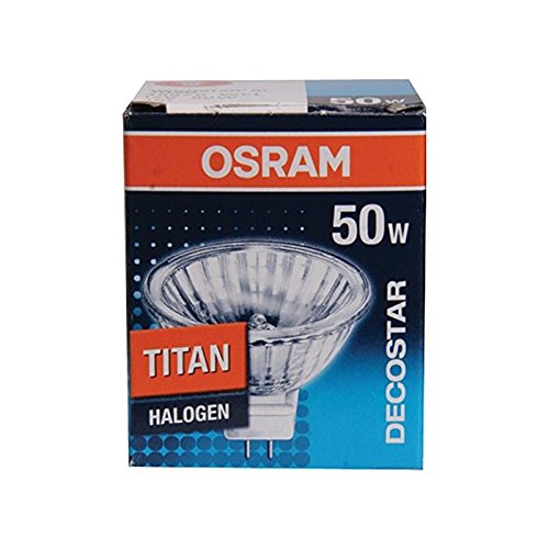 Osram – Lote de 12 lámparas halógenas reflectoras Decostar 51 TITAN 50 W 12 V casquillo GU5.3