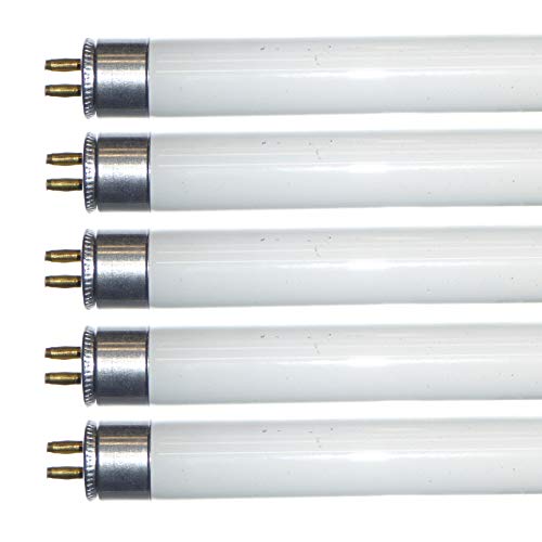 Pack de 5 tubos fluorescentes T5 525 mm 21" blanco frío 4000 K 13W