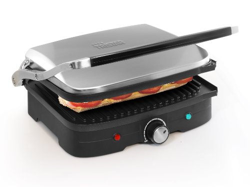 Parrilla de contacto Tristar GR-2840 – Se puede utilizar como plancha – Con termostato Parrilla de contacto Tristar GR-2840 – Se puede utilizar como plancha – Con termostato
