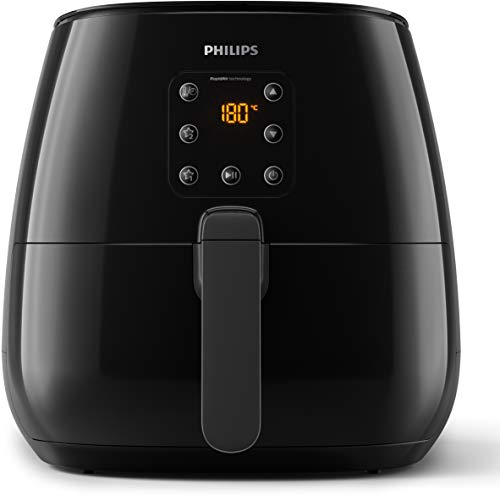 Philips HD9260/90 Airfryer XL - La original (freidora de aire caliente, 1900 W, para 3-4 personas, 1200 g de capacidad, pantalla digital), color negro