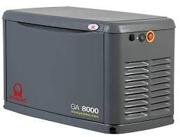 Pramac GA8000 Generador de corriente, grupo electrógeno súper silencioso a gas o GPL monofásico con avr 8 kva 6.4 kw