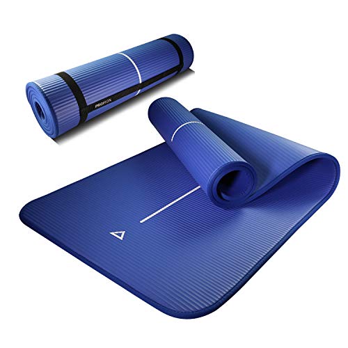 PROIRON Colchón para Yoga NBR Colchoneta Antideslizante Ideal para Pilates Ejercicios Fitness Gimnasia Estiramientos 183CM*66CM*1CM