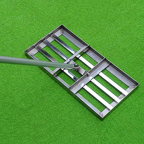 RLQ Golf Garden Grass Levelawn, Heavy Duty Large Capacity Lawn Push Levelawn Tool Equipo de Golf