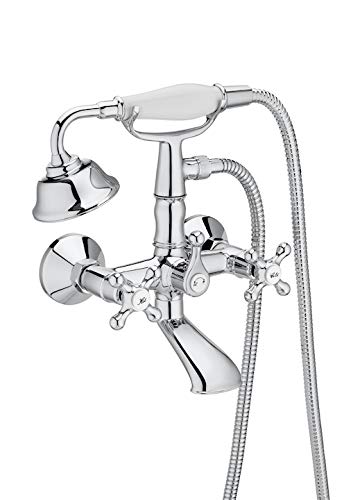 Roca A5A014BC00 Mezclador Bimando Exterior Baño-Ducha, Cromado Roca A5A014BC00 Mezclador Bimando Exterior Baño-Ducha, Cromado
