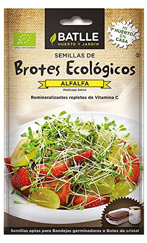 Semillas Ecológicas Brotes - Brotes ecológicos de Alfalfa - Batlle Semillas Ecológicas Brotes - Brotes ecológicos de Alfalfa - Batlle