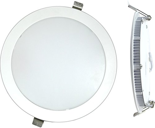 Silver Electronics 471840 LED Plano 4000K, 18 W, Blanco, 22.5 x 22.5 x 1.2 cm