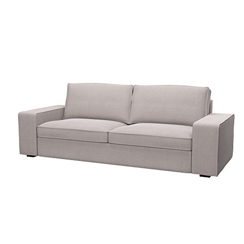 Soferia - IKEA KIVIK Funda para sofá Cama de 3 plazas, Elegance Beige