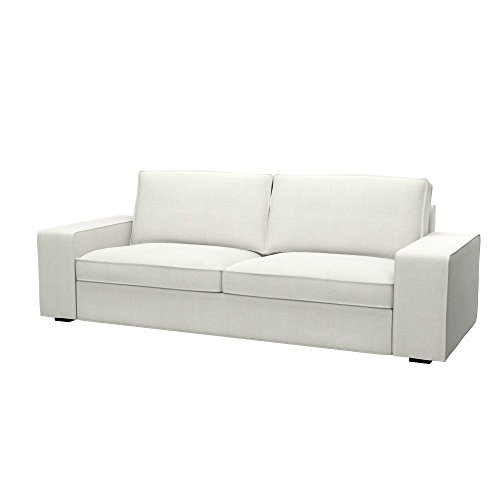 Soferia - IKEA KIVIK Funda para sofá Cama de 3 plazas, Elegance Ecru Soferia - IKEA KIVIK Funda para sofá Cama de 3 plazas, Elegance Ecru