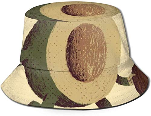 Sombreros de Cubo Transpirables Superiores Planos Unisex Bacon Huevo Frito Desayuno Sombrero de Cubo Sombrero de Pescador de Verano