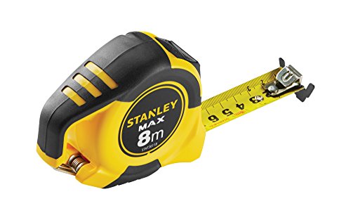Stanley STHT0-36118 Flexómetro 8m x 25mm-Gancho magnético-STHT0-36118, Único